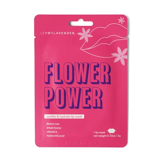 Lemon Lavender® Rose Pucker Up Hydrogel Lip Mask